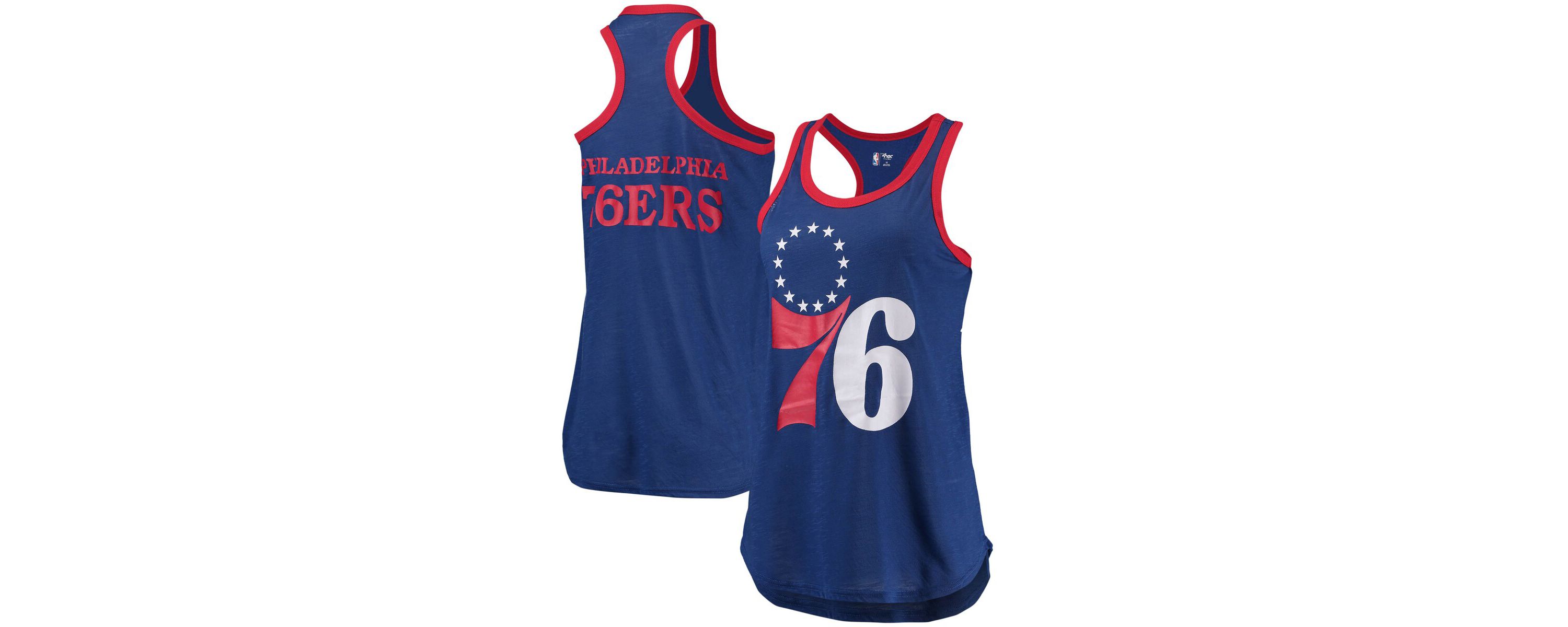 NBA Philadelphia 76ers Showdown Scoop-Neck Racerback Tank Top