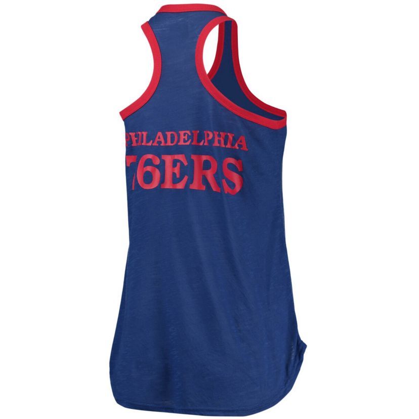 NBA Philadelphia 76ers Showdown Scoop-Neck Racerback Tank Top