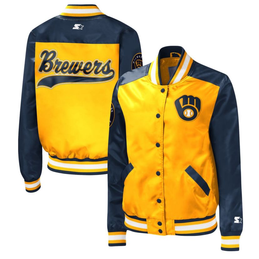 MLB Milwaukee Brewers The Legend Full-Snap Jacket
