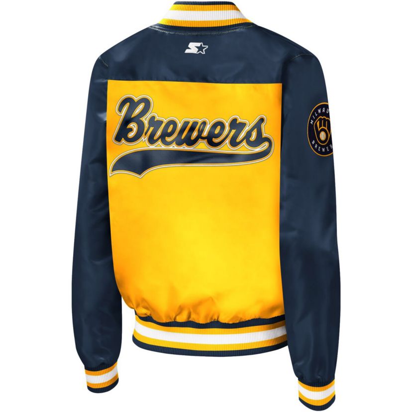 MLB Milwaukee Brewers The Legend Full-Snap Jacket