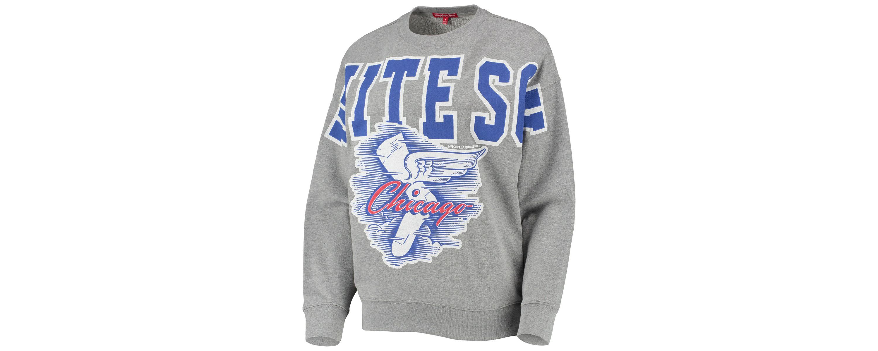 Chicago White Sox MLB ed Chicago Sox Cooperstown Collection Logo Lightweight Pullover Sweatshirt