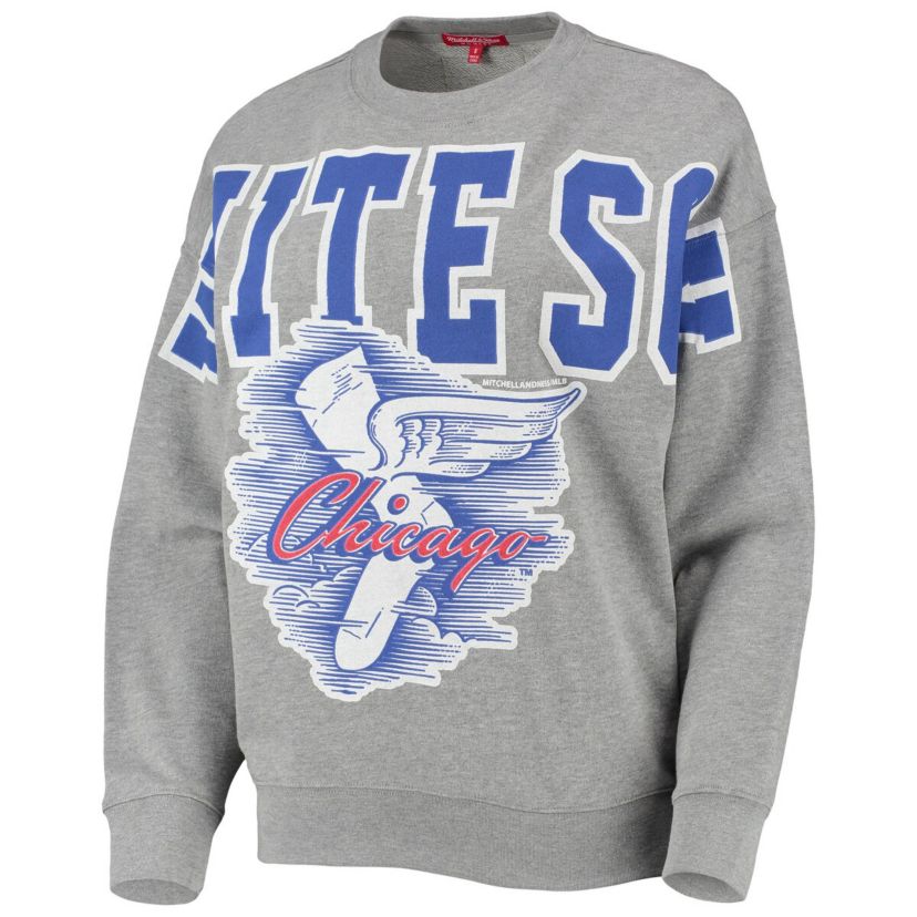 Chicago White Sox MLB ed Chicago Sox Cooperstown Collection Logo Lightweight Pullover Sweatshirt