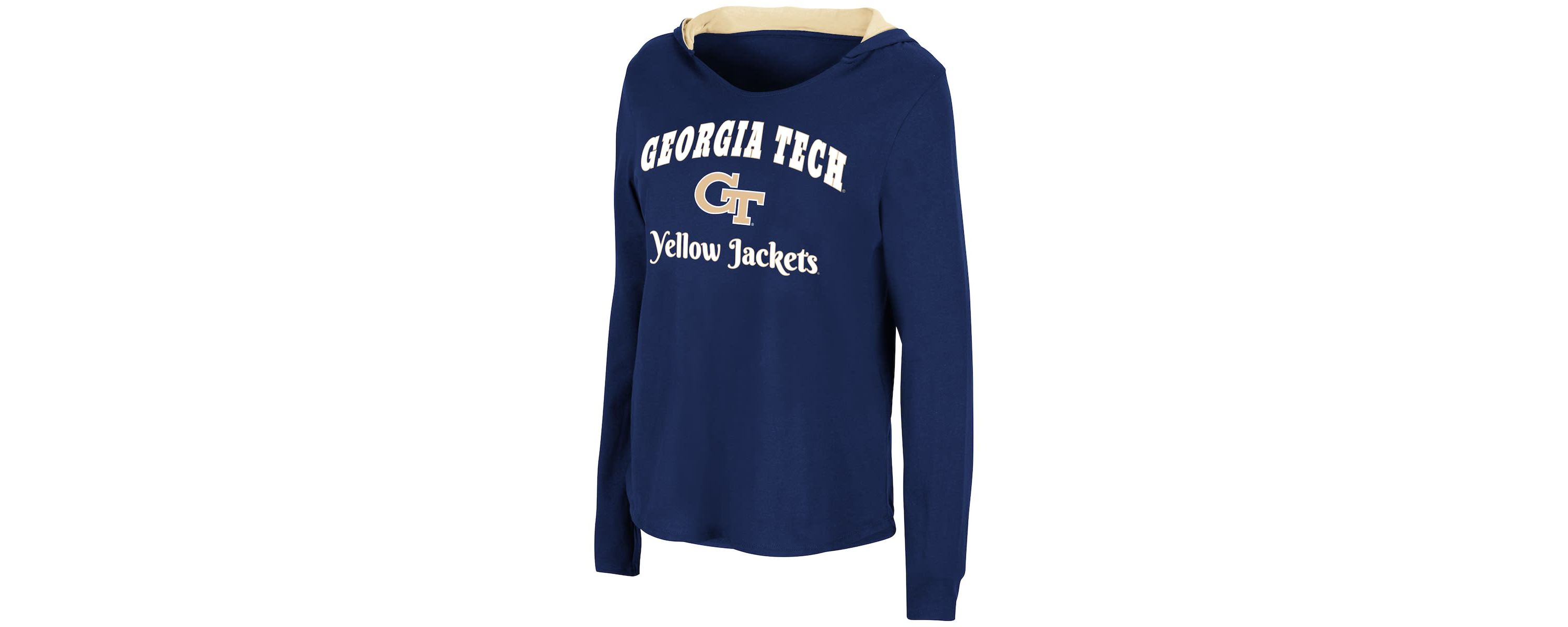 Georgia Tech Yellow Jackets NCAA Georgia Tech Jackets Catalina Hoodie Long Sleeve T-Shirt