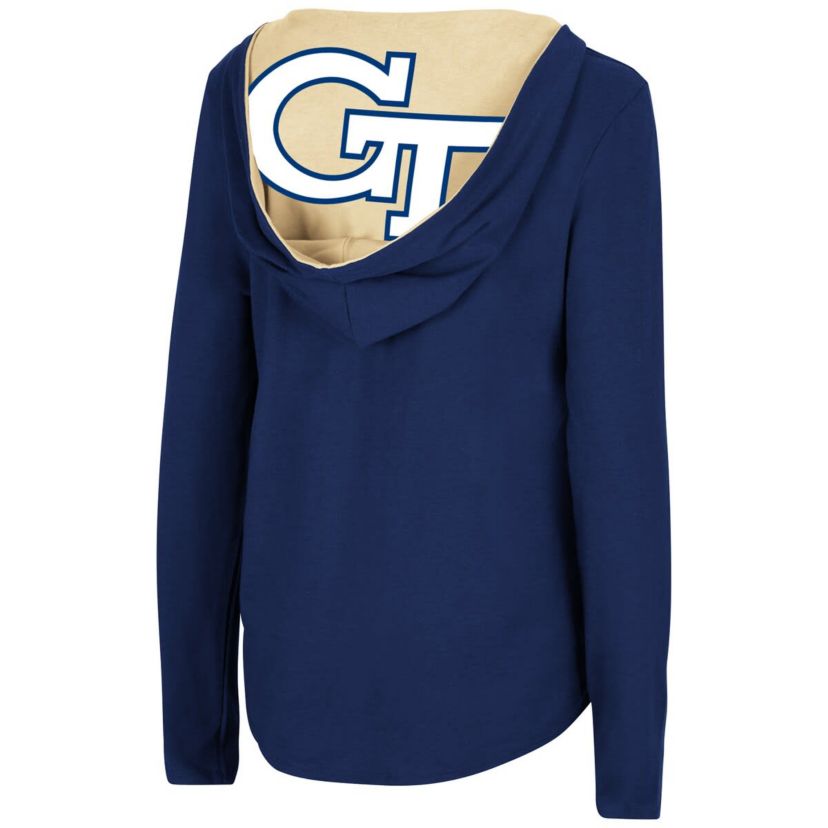 Georgia Tech Yellow Jackets NCAA Georgia Tech Jackets Catalina Hoodie Long Sleeve T-Shirt