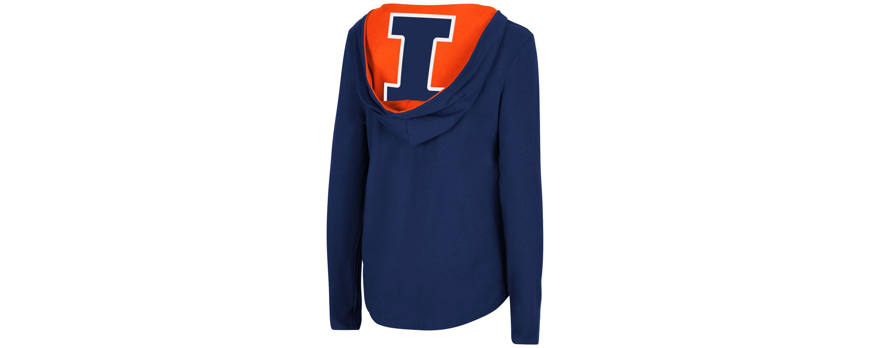 NCAA Illinois Fighting Illini Catalina Hoodie Long Sleeve T-Shirt