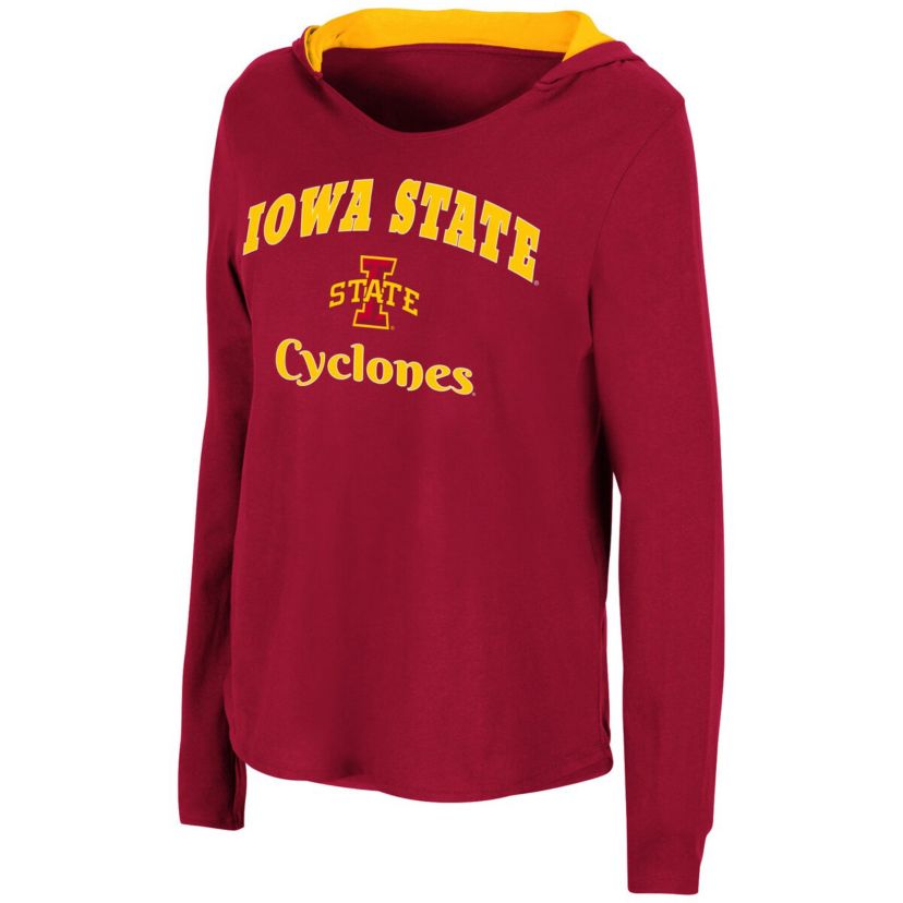 NCAA Iowa State Cyclones Catalina Hoodie Long Sleeve T-Shirt