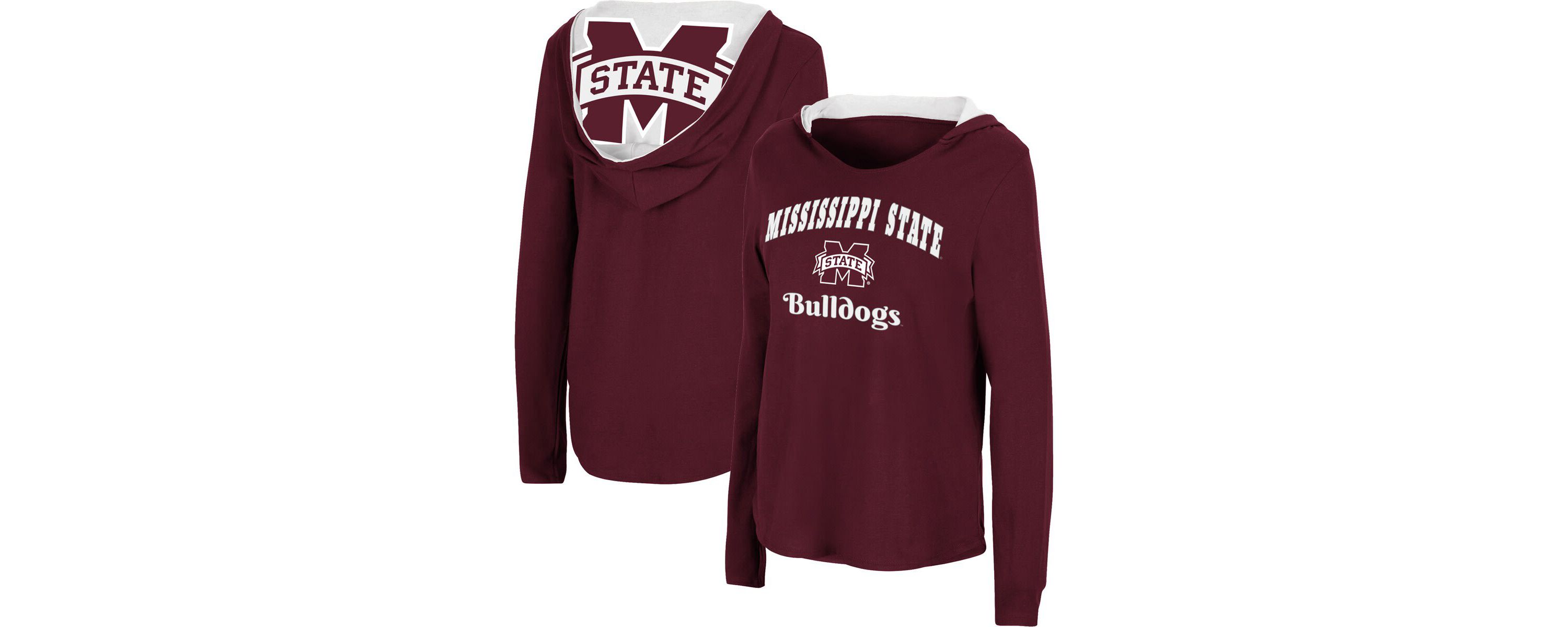 NCAA Mississippi State Bulldogs Catalina Hoodie Long Sleeve T-Shirt