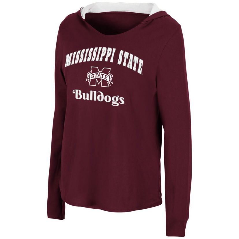NCAA Mississippi State Bulldogs Catalina Hoodie Long Sleeve T-Shirt