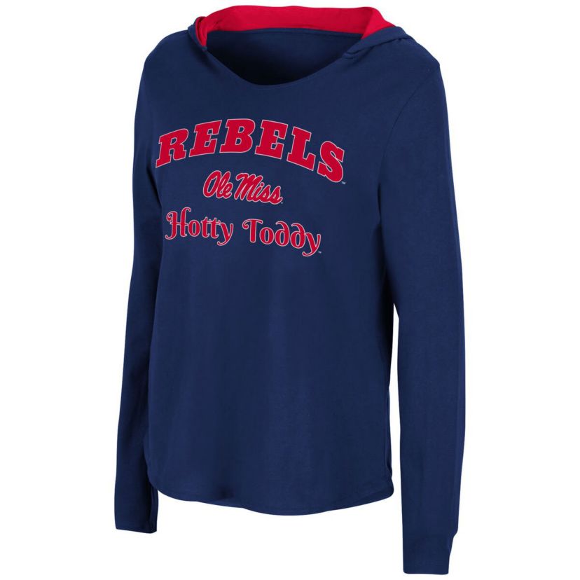 NCAA Ole Miss Rebels Catalina Hoodie Long Sleeve T-Shirt