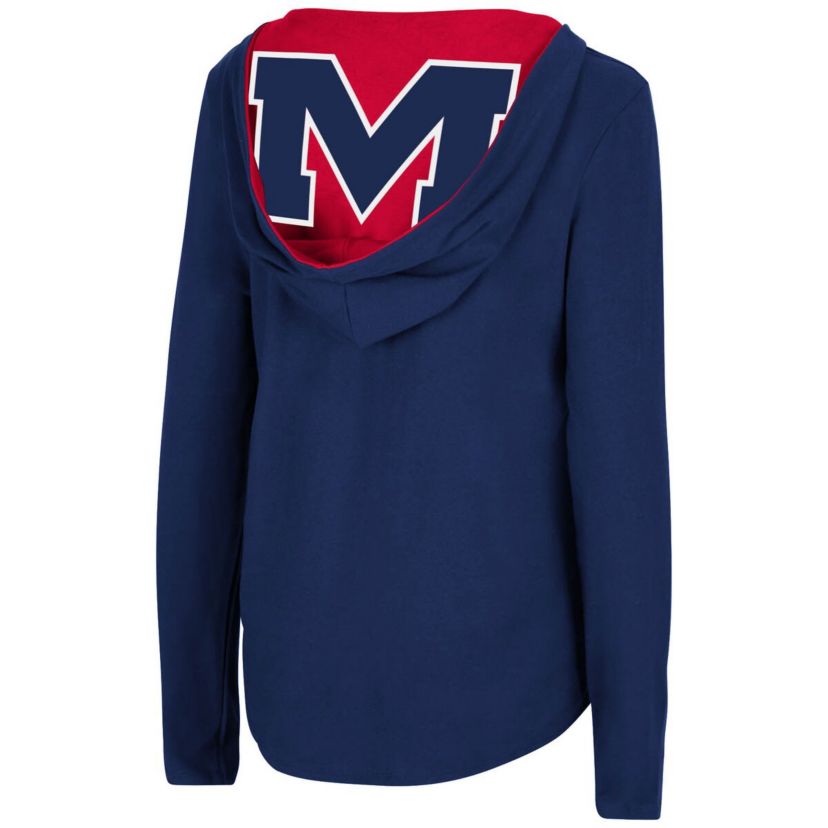 NCAA Ole Miss Rebels Catalina Hoodie Long Sleeve T-Shirt