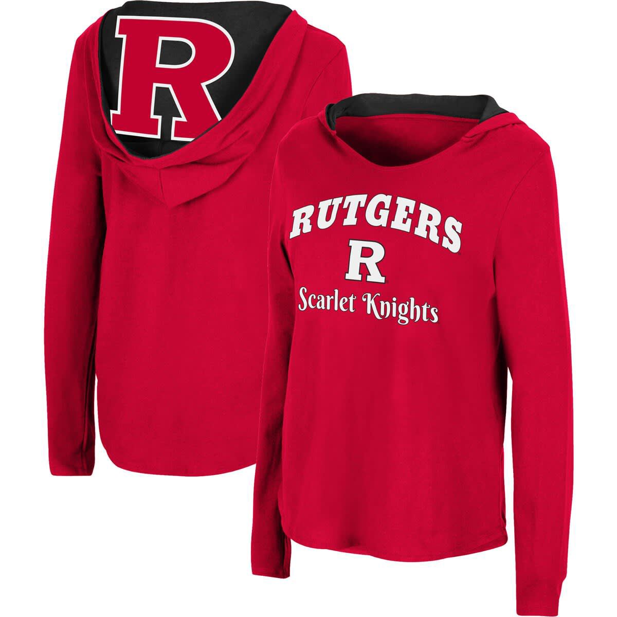 Rutgers Scarlet Knights NCAA Rutgers Knights Catalina Hoodie Long Sleeve T-Shirt
