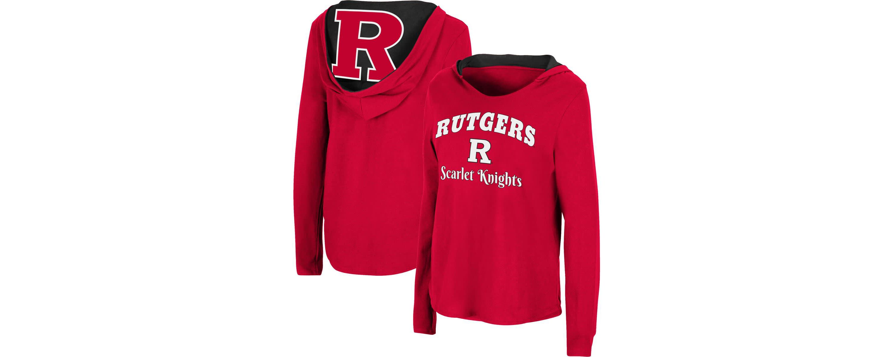 Rutgers Scarlet Knights NCAA Rutgers Knights Catalina Hoodie Long Sleeve T-Shirt