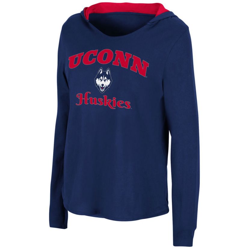 Connecticut Huskies NCAA UConn Huskies Catalina Hoodie Long Sleeve T-Shirt