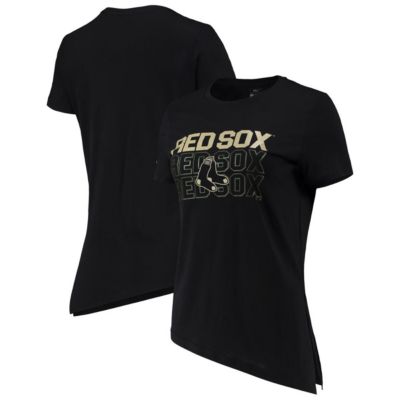 Boston Red Sox MLB Birch Delta Asymmetrical T-Shirt