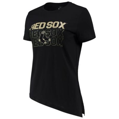 Boston Red Sox MLB Birch Delta Asymmetrical T-Shirt