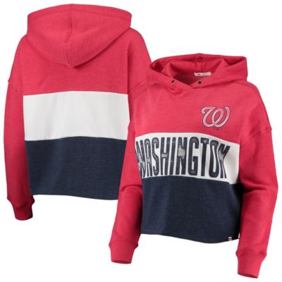 MLB ed Washington Nationals Lizzy Cropped Pullover Hoodie