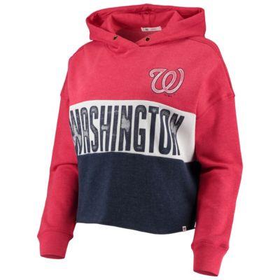MLB ed Washington Nationals Lizzy Cropped Pullover Hoodie