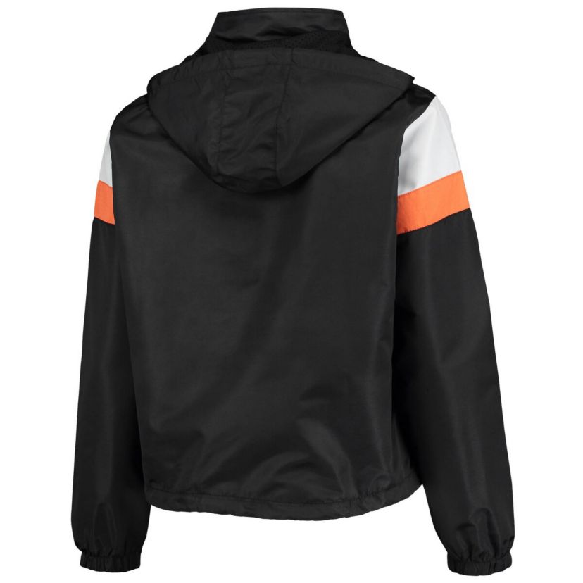 MLB San Francisco Giants Plus Size Anorak Quarter-Zip Hoodie Jacket