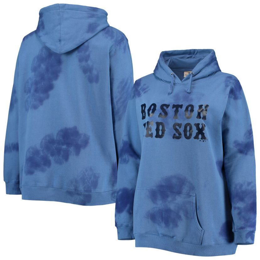 Boston Red Sox MLB Boston Sox Plus Size Cloud Pullover Hoodie
