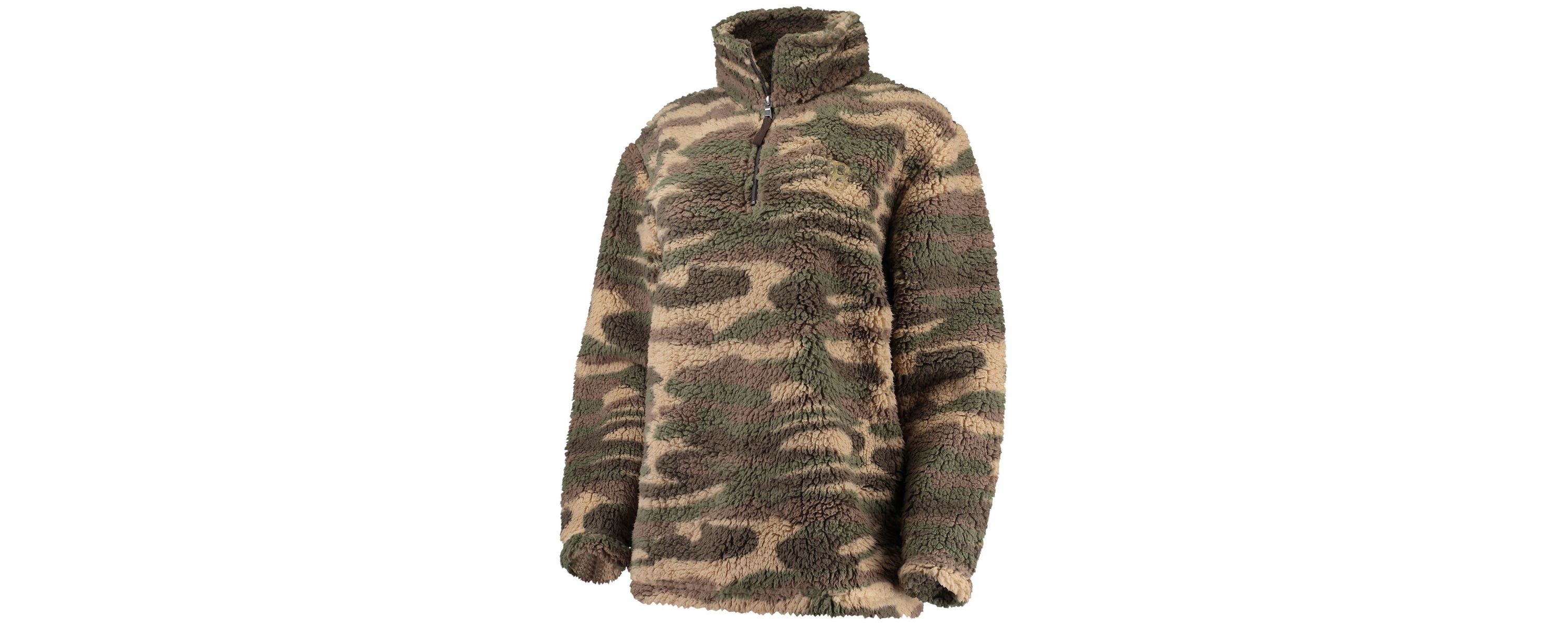 Boston Red Sox MLB Boston Sox Sherpa Quarter-Zip Jacket