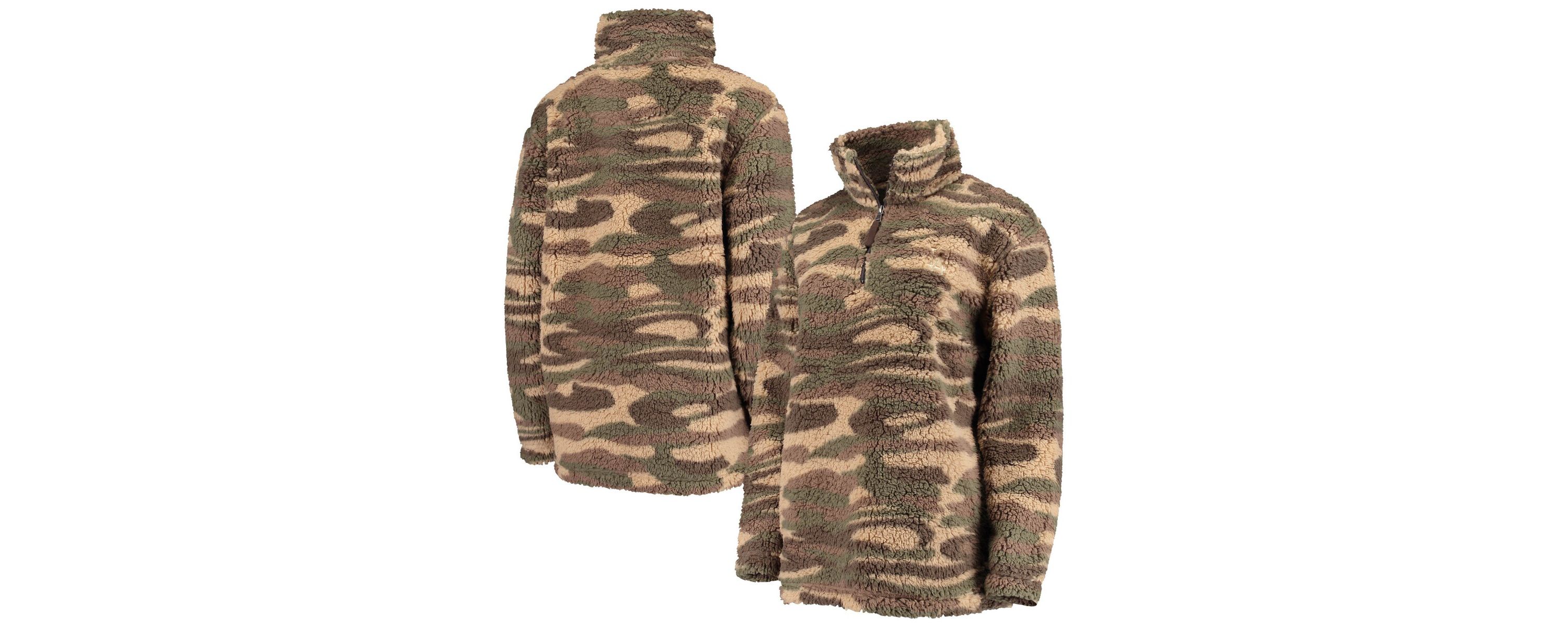 MLB Los Angeles Dodgers Sherpa Quarter-Zip Jacket
