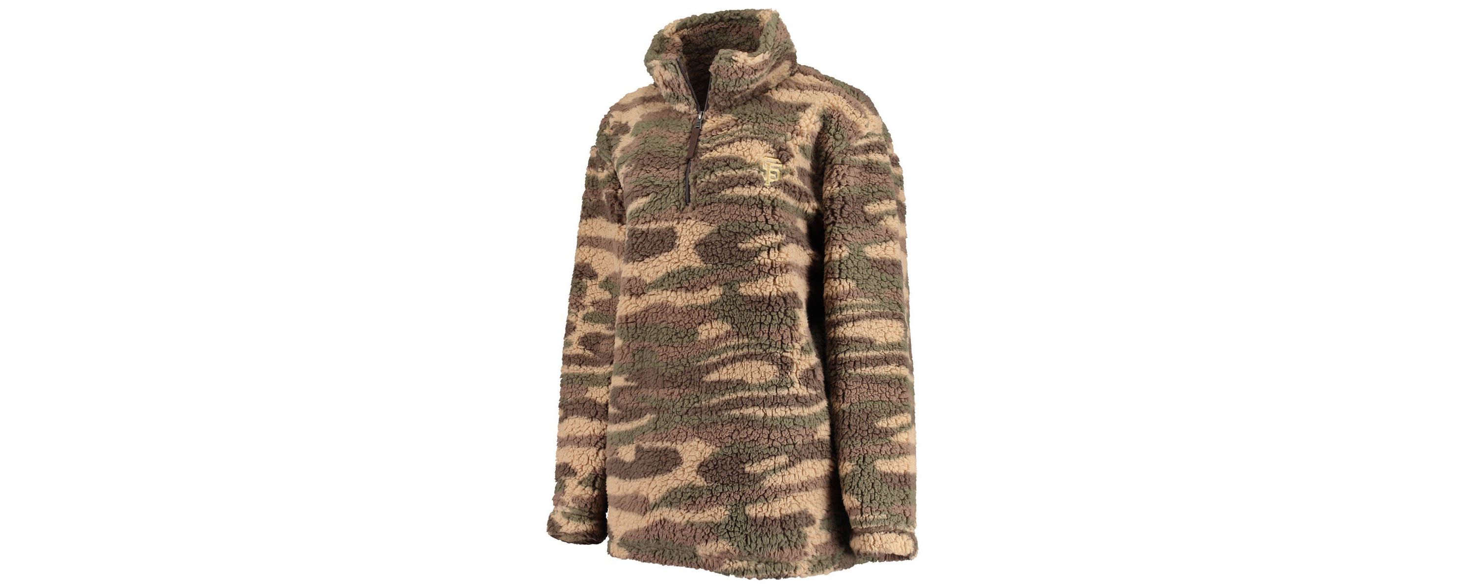 MLB San Francisco Giants Sherpa Quarter-Zip Jacket