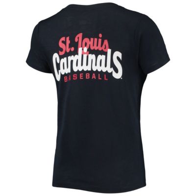 MLB St. Louis Cardinals 2-Hit Front Twist Burnout T-Shirt