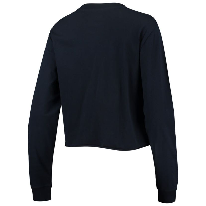 MLB Milwaukee Brewers Baby Jersey Cropped Long Sleeve T-Shirt
