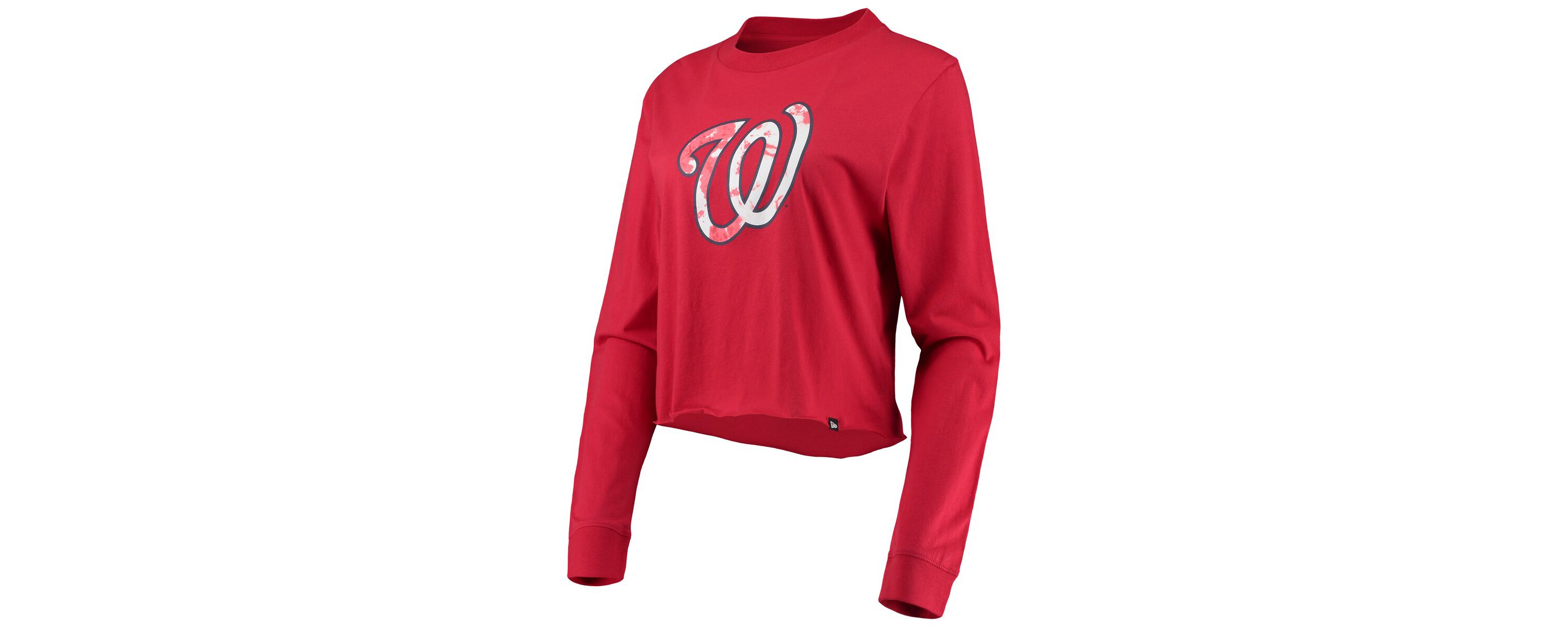 MLB Washington Nationals Baby Jersey Cropped Long Sleeve T-Shirt