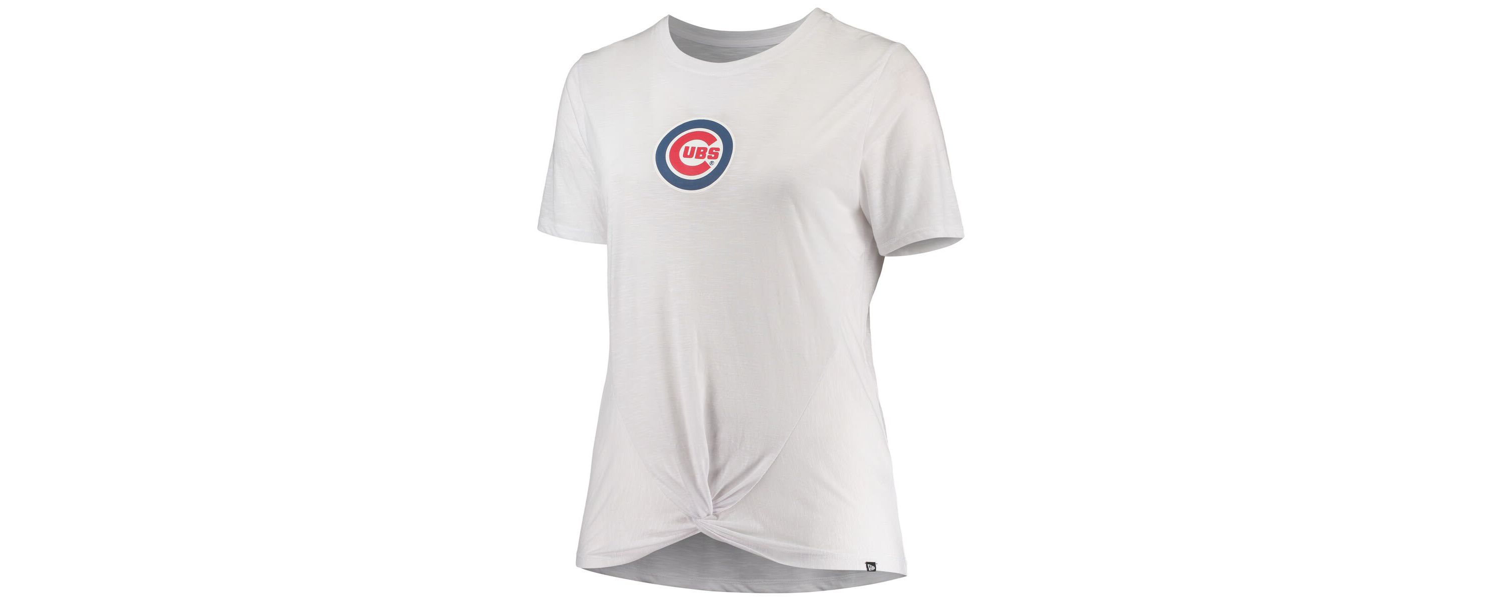 MLB Chicago Cubs Plus Size 2-Hit Front Knot T-Shirt