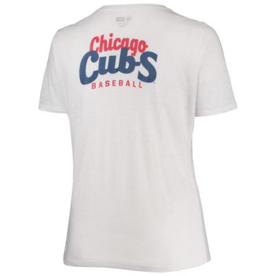 MLB Chicago Cubs Plus 2-Hit Front Knot T-Shirt