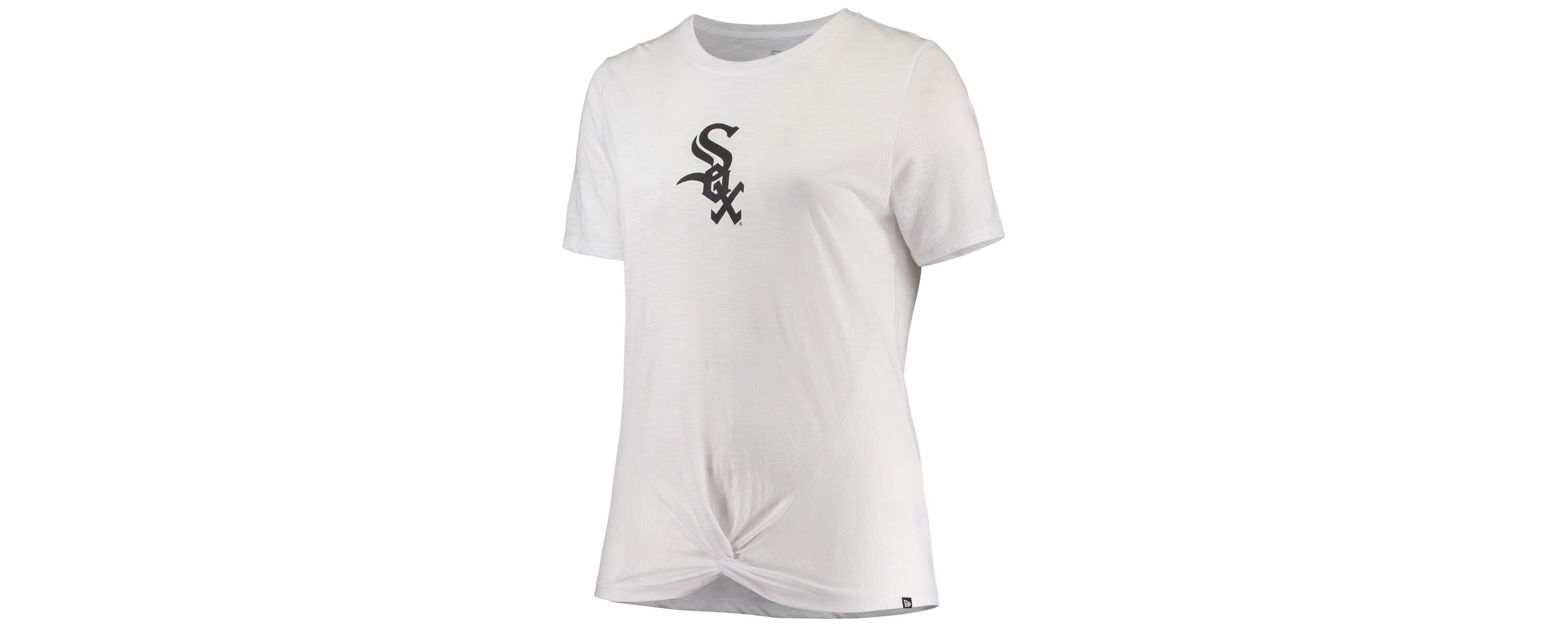 Chicago White Sox MLB Chicago Sox Plus Size 2-Hit Front Knot T-Shirt