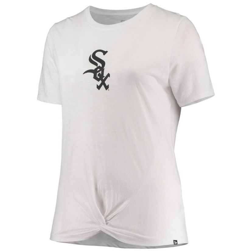 Chicago White Sox MLB Chicago Sox Plus Size 2-Hit Front Knot T-Shirt