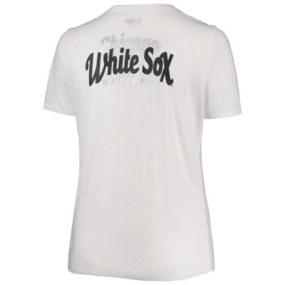 Chicago White Sox MLB Plus 2-Hit Front Knot T-Shirt