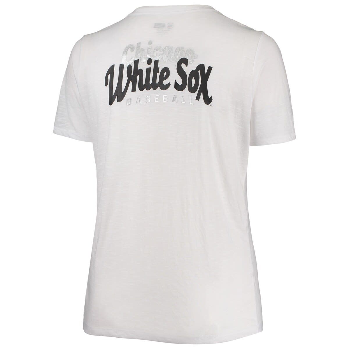 Chicago White Sox MLB Chicago Sox Plus Size 2-Hit Front Knot T-Shirt