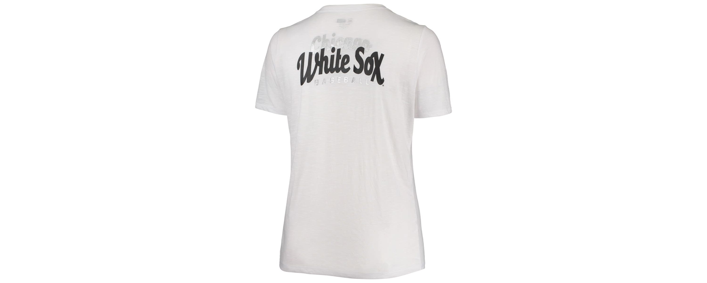 Chicago White Sox MLB Chicago Sox Plus Size 2-Hit Front Knot T-Shirt