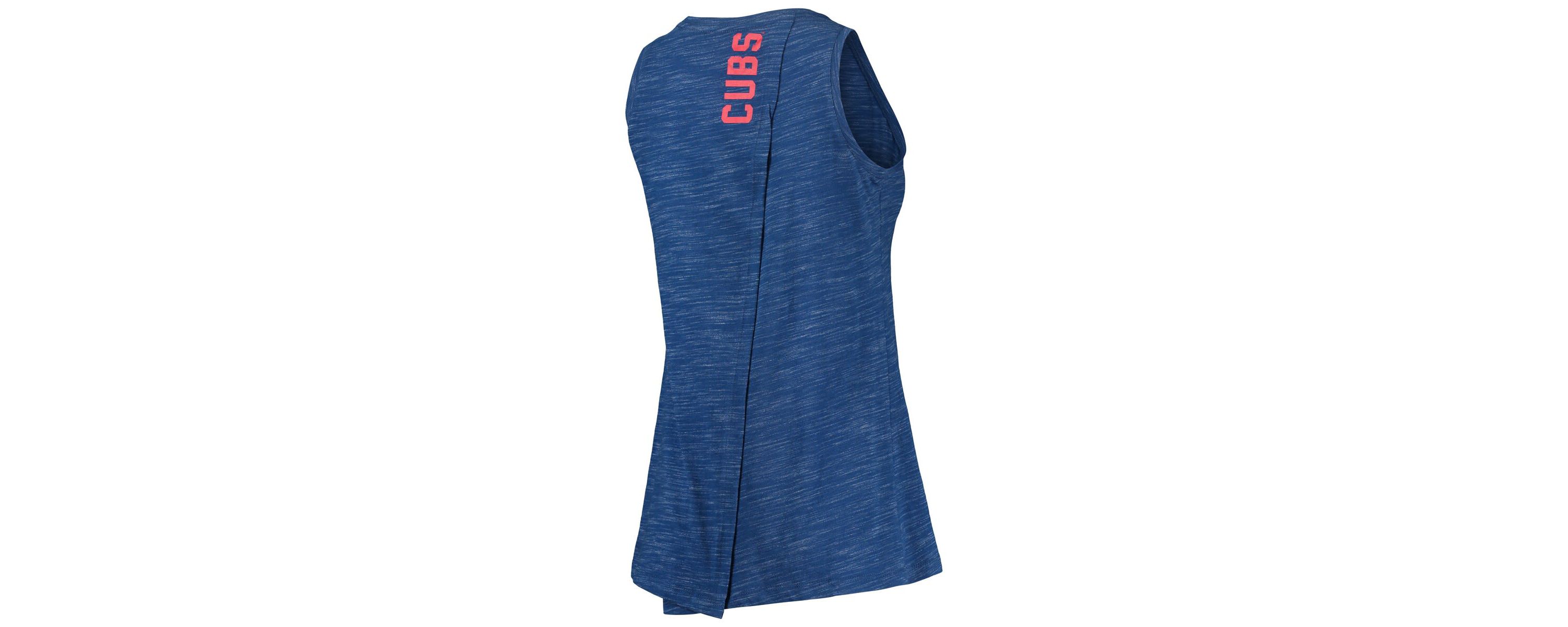 MLB Chicago Cubs Space Dye Back-Knot Tank Top