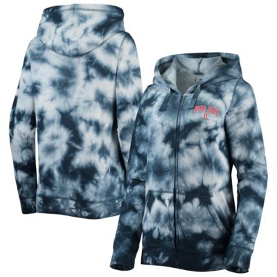 Boston Red Sox MLB Tie-Dye Full-Zip Hoodie