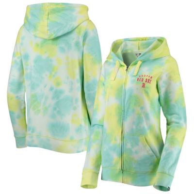 Boston Red Sox MLB Tie-Dye Full-Zip Hoodie