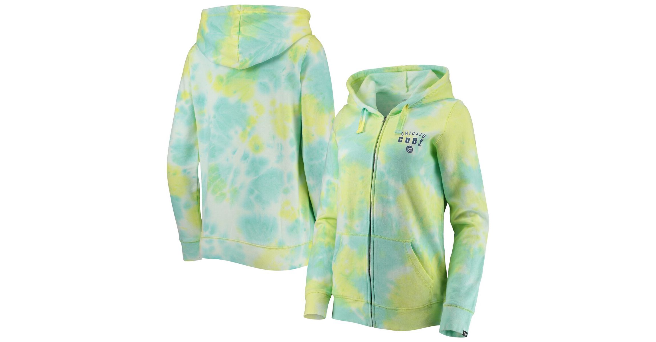 MLB Chicago Cubs Tie-Dye Full-Zip Hoodie