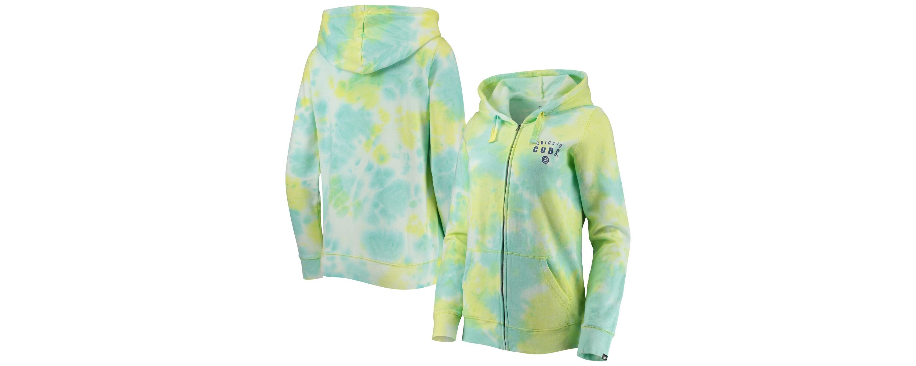 MLB Chicago Cubs Tie-Dye Full-Zip Hoodie