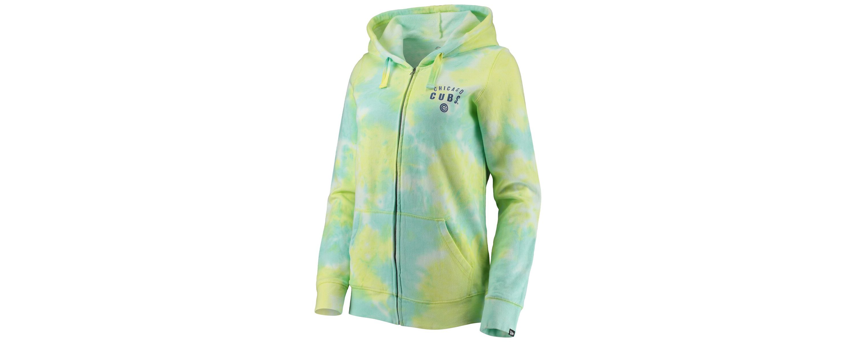 MLB Chicago Cubs Tie-Dye Full-Zip Hoodie