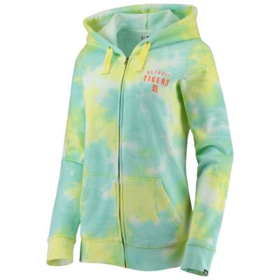 MLB Detroit Tigers Tie-Dye Full-Zip Hoodie