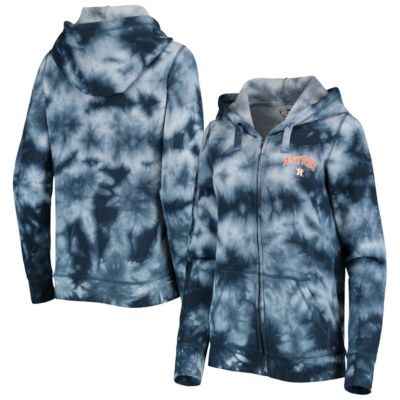 New Era MLB Houston Astros Tie-Dye Full-Zip Hoodie