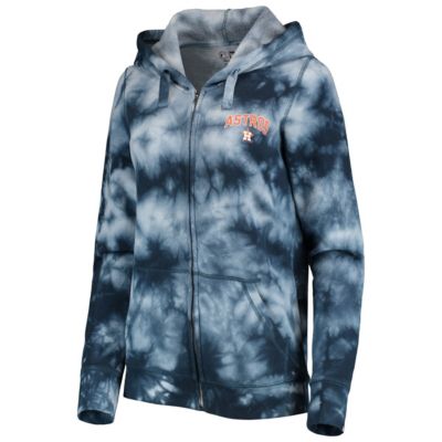 MLB Houston Astros Tie-Dye Full-Zip Hoodie