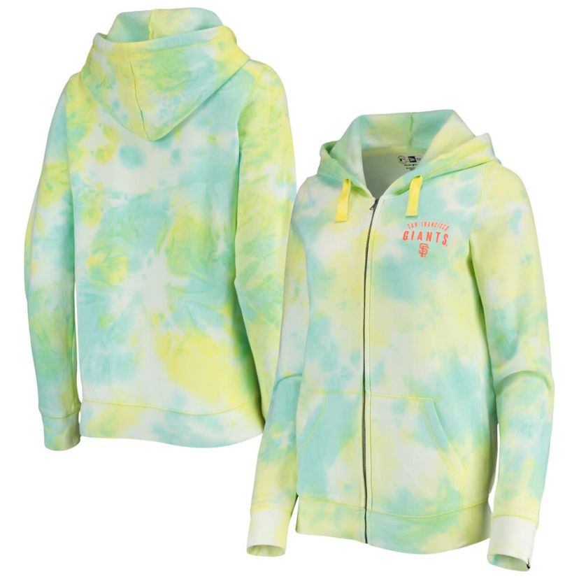 MLB San Francisco Giants Tie-Dye Full-Zip Hoodie
