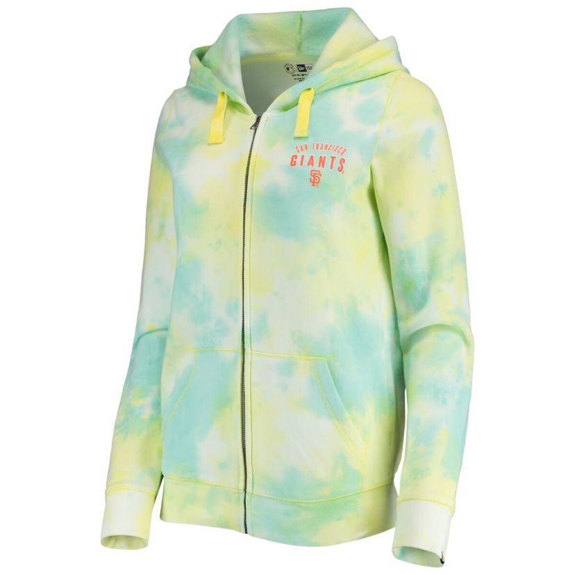 MLB San Francisco Giants Tie-Dye Full-Zip Hoodie