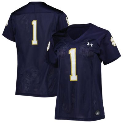 NCAA Under Armour #1 Notre Dame Fighting Irish Replica Football Jersey