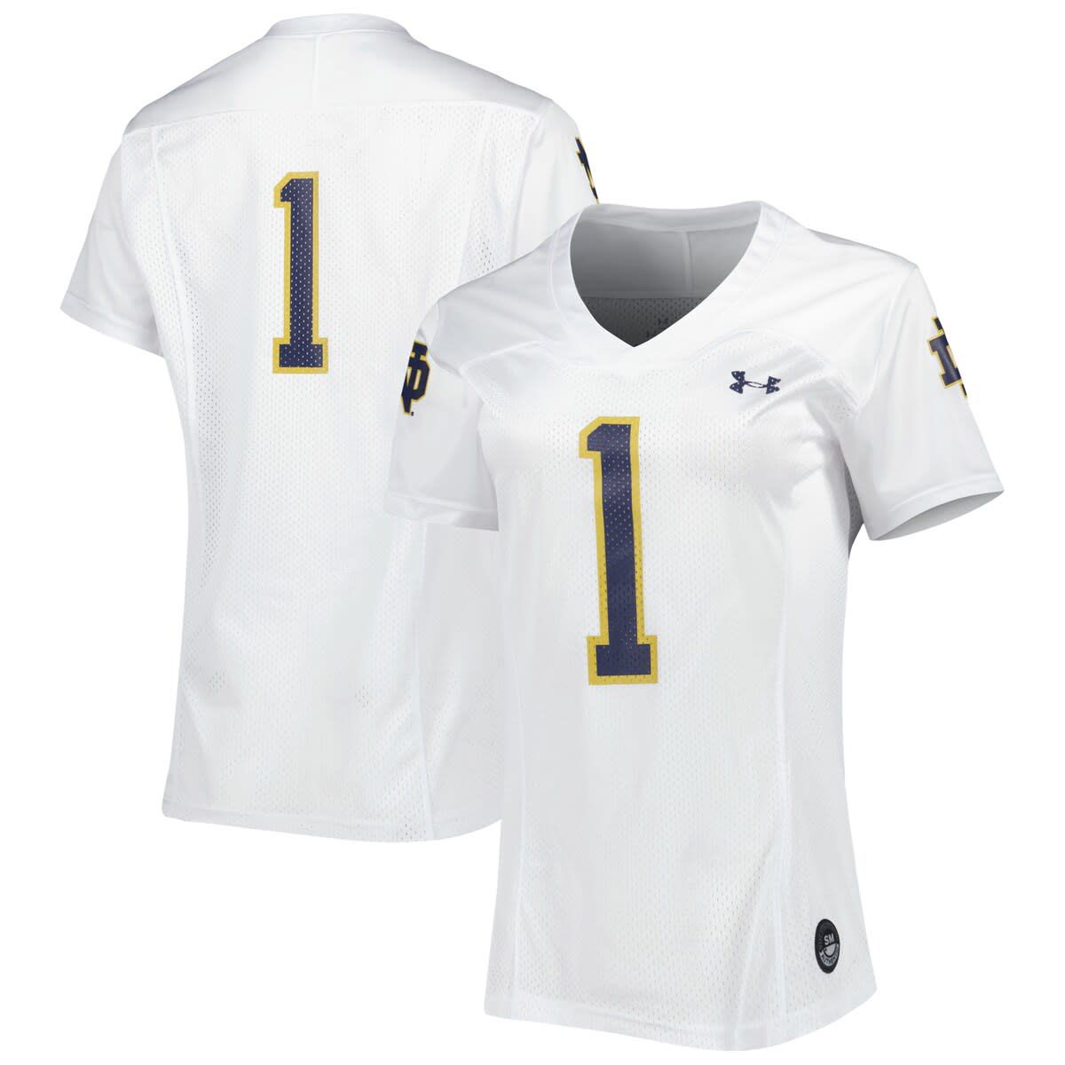 NCAA Under Armour #1 Notre Dame Fighting Irish Replica Football Jersey