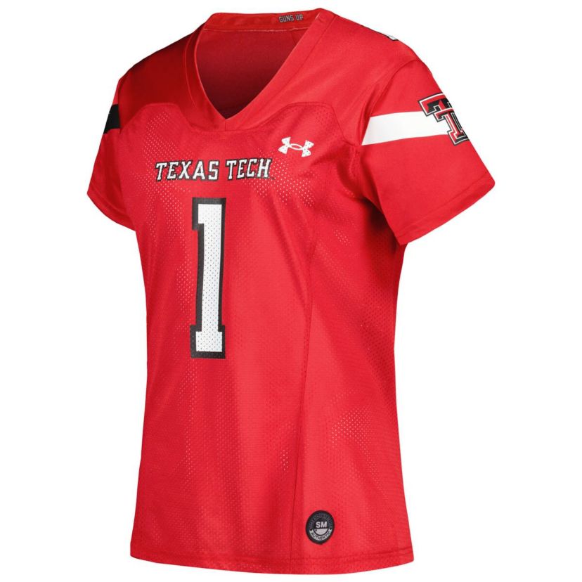 Texas Tech Red Raiders NCAA Under Armour #1 Texas Tech Raiders Replica Football Jersey
